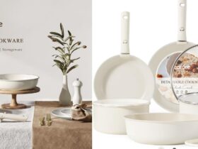 CAROTE 11 Piece Nonstick Cookware Set