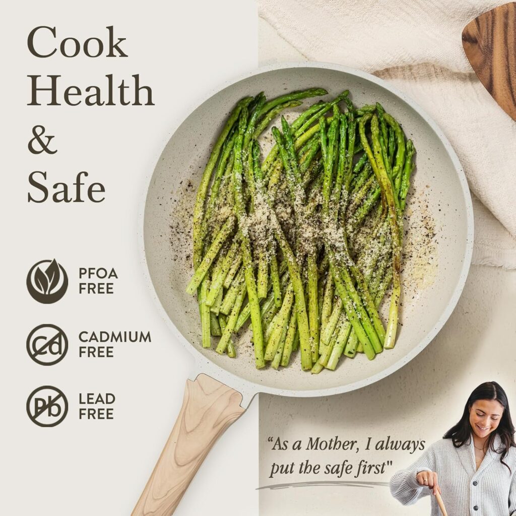 Sensarte Nonstick Ceramic Cookware Set 14-Piece: Kitchen Must-Have!