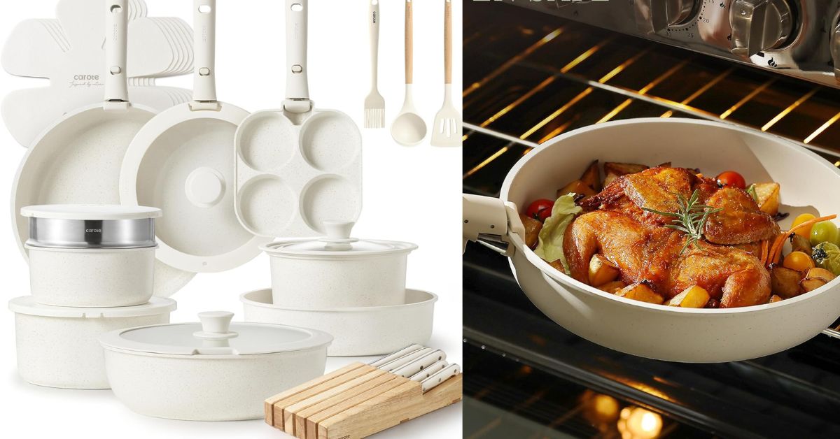 Carote Cookware Sets 33 Pcs