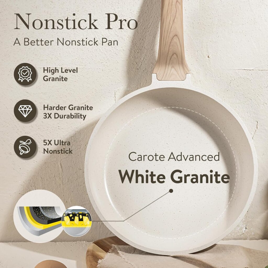 Sensarte Nonstick Ceramic Cookware Set 14-Piece: Kitchen Must-Have! Sensarte Nonstick Ceramic Cookware Set 14-Piece: Kitchen Must-Have!