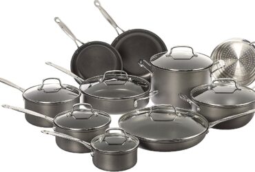 Cuisinart Chef's Classic Nonstick Hard Anodized 17-Piece Cookware Set: Ultimate Cookware!