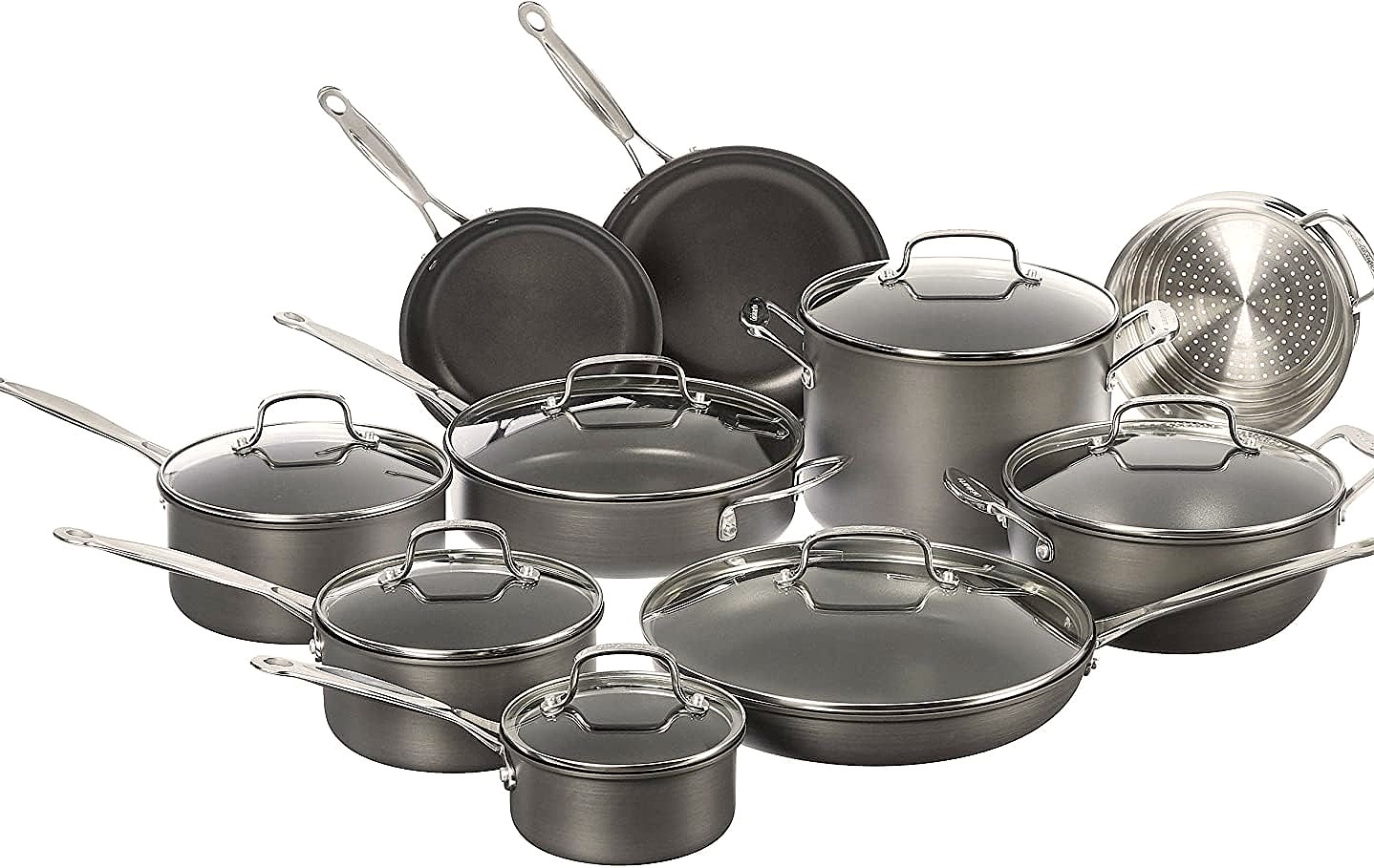 Cuisinart Chef's Classic Nonstick Hard Anodized 17-Piece Cookware Set: Ultimate Cookware!