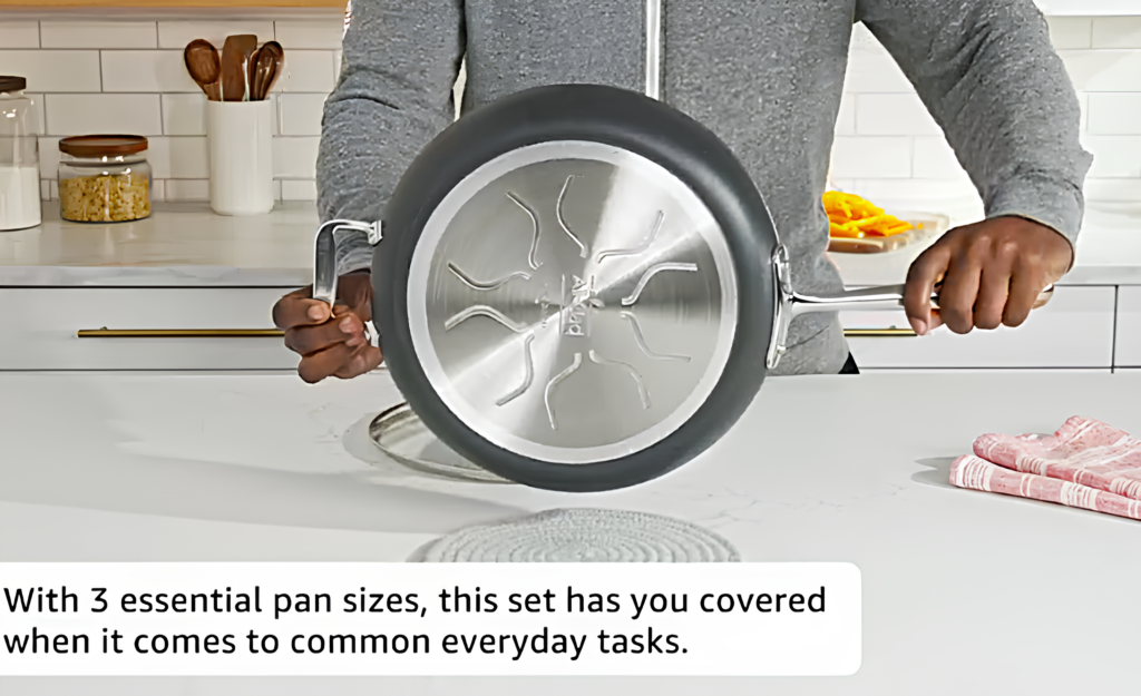 Ha1 Frying Pan 3 Piece Set: Sizzle & Shine in the Kitchen!