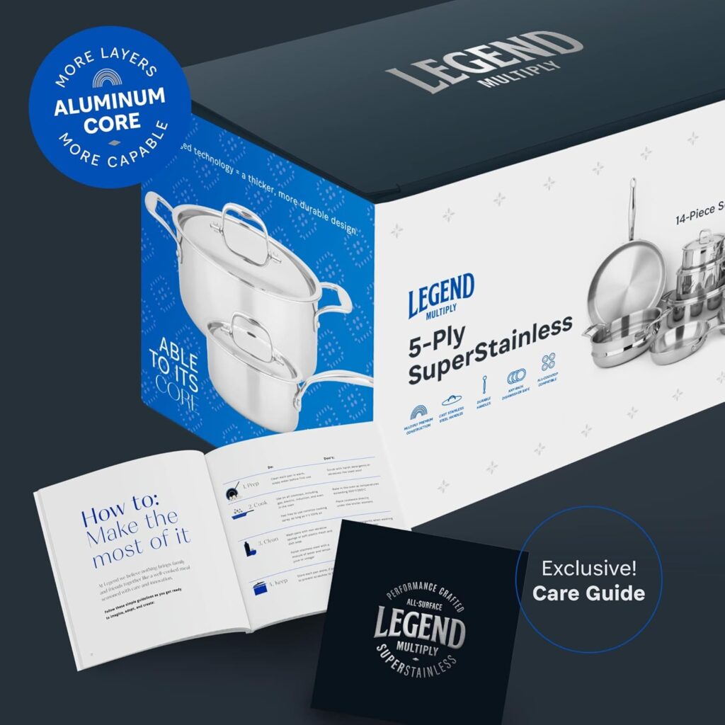 Legend 5 Ply Stainless Steel Cookware: Ultimate Durability