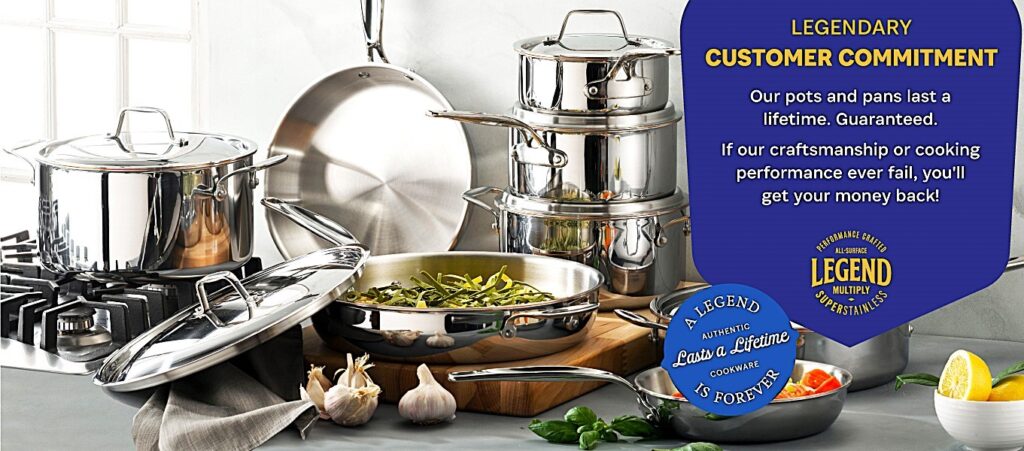 Legend 5 Ply Stainless Steel Cookware: Ultimate Durability