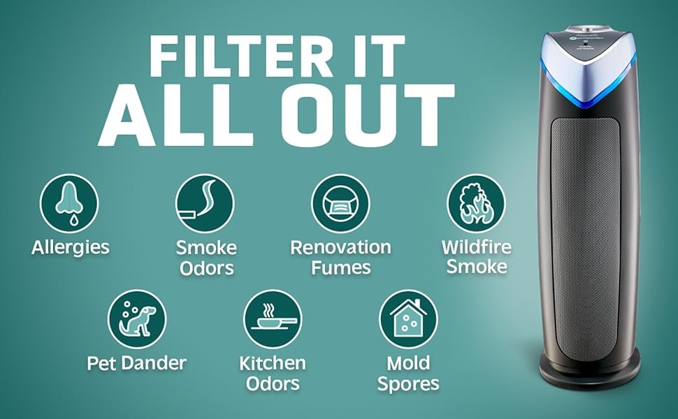 GermGuardian air purifier with HEPA 13 filter GermGuardian air purifier with HEPA 13 filter