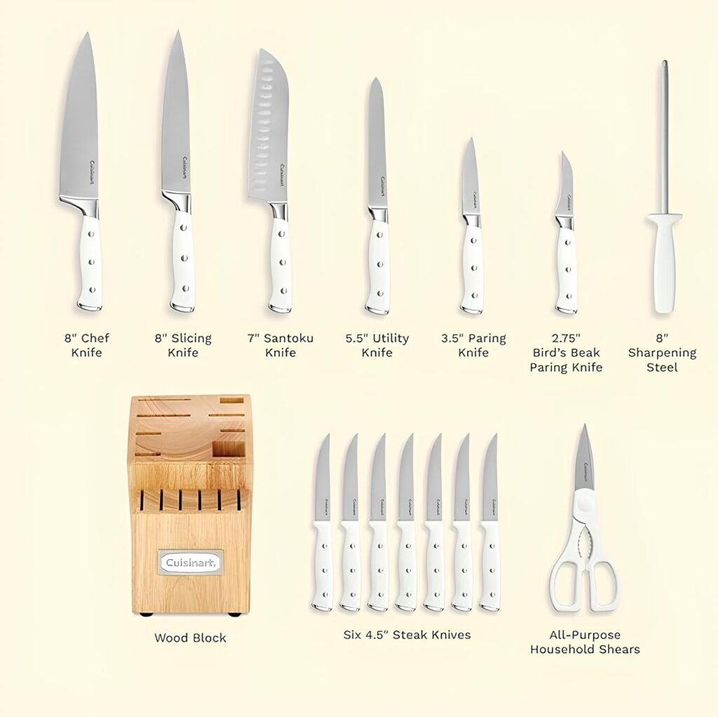Cuisinart Triple Rivet Knife Set: Slice Like a Pro!