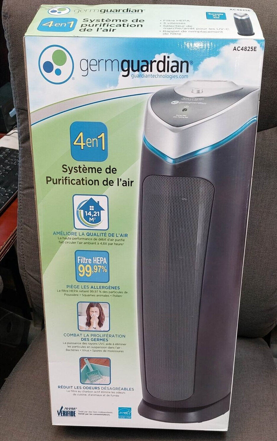 Germguardian Air Purifier AC4825E: Breathe Easy