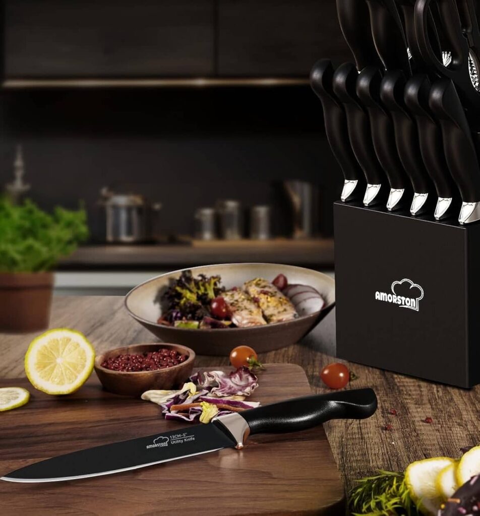 Amorston knife set delivers premium quality for exceptional performance Amorston knife set delivers premium quality for exceptional performance