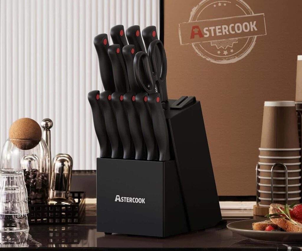 Astercook 15-piece knife set – premium quality and precision Astercook 15-piece knife set – premium quality and precision