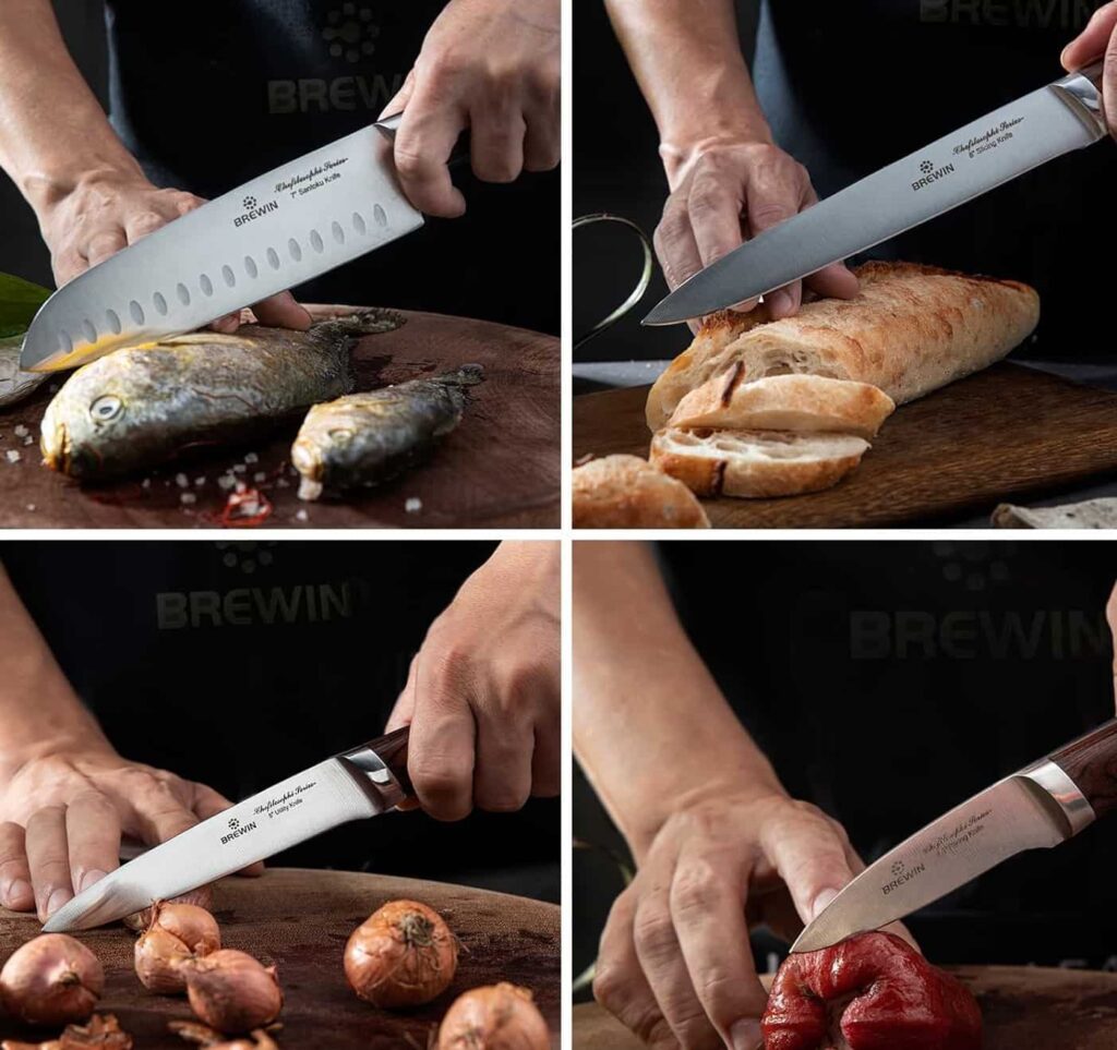 Brewin knife set both home and professional Brewin knife set both home and professional