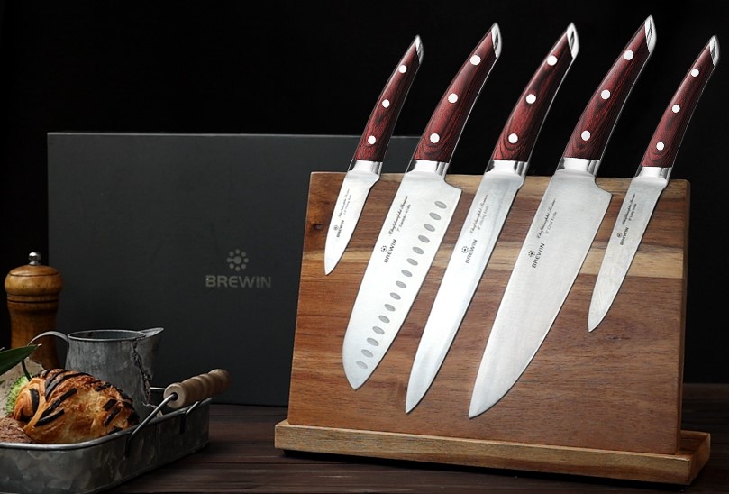 Brewin professional kitchen knives easy to store Brewin professional kitchen knives easy to store