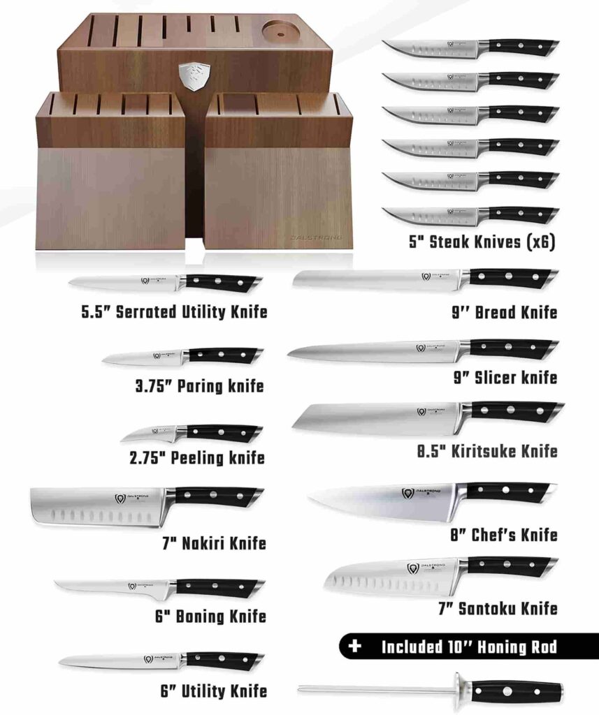 Dalstrong Gladiator Series 18 Piece full set Dalstrong Gladiator Series 18 Piece full set