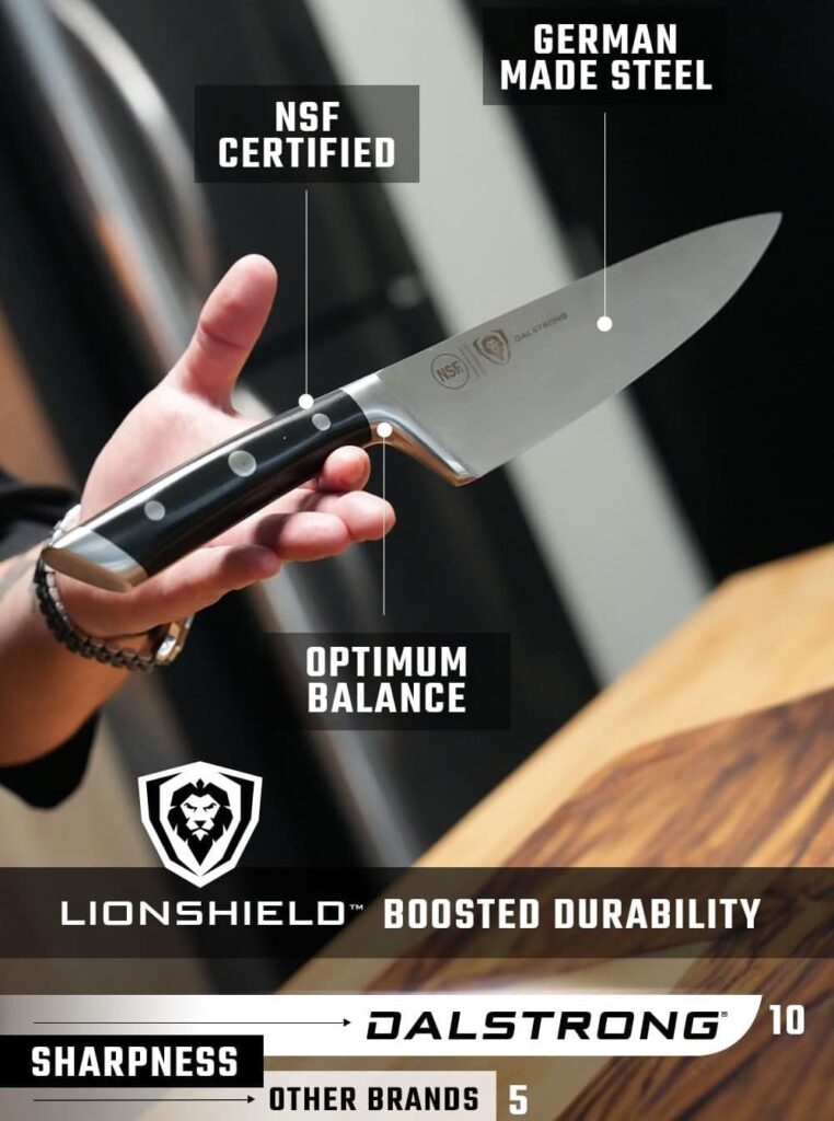 Dalstrong Gladiator series 18 Piece stainless steel German model cutlery Dalstrong Gladiator series 18 Piece stainless steel German model cutlery