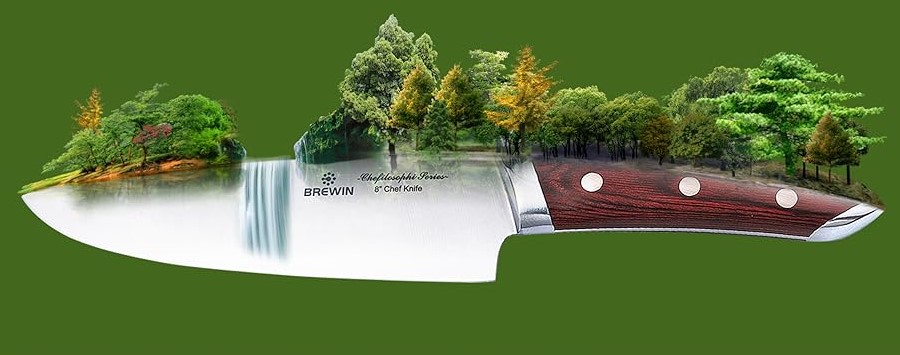 Brewin Chefilosophi Japanese chef knife set 5 pcs Eco-friendly Brewin knife set Brewin Chefilosophi Japanese chef knife set 5 pcs Eco-friendly Brewin knife set