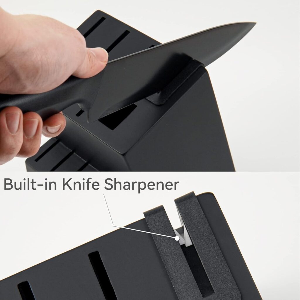 Hunter.Dual 15 Pcs Kitchen Knife Set with built-in sharpener Hunter.Dual 15 Pcs Kitchen Knife Set with built-in sharpener