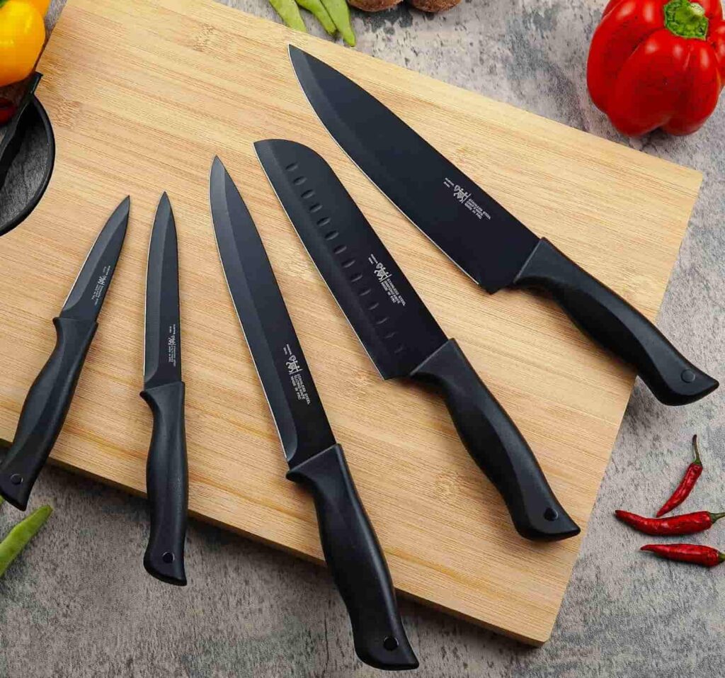 Hunter.Dual 15 Pcs Kitchen Knife Set with stylist knives Hunter.Dual 15 Pcs Kitchen Knife Set with stylist knives
