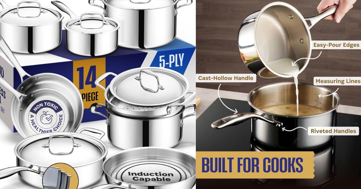 Legend 5 Ply Stainless Steel Cookware