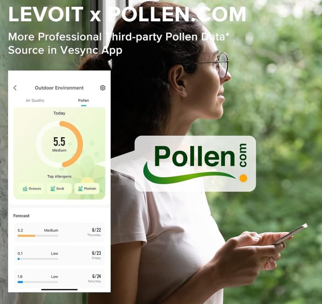Levoit air purifier true HEPA filter for allergies, asthma Levoit air purifier true HEPA filter for allergies, asthma