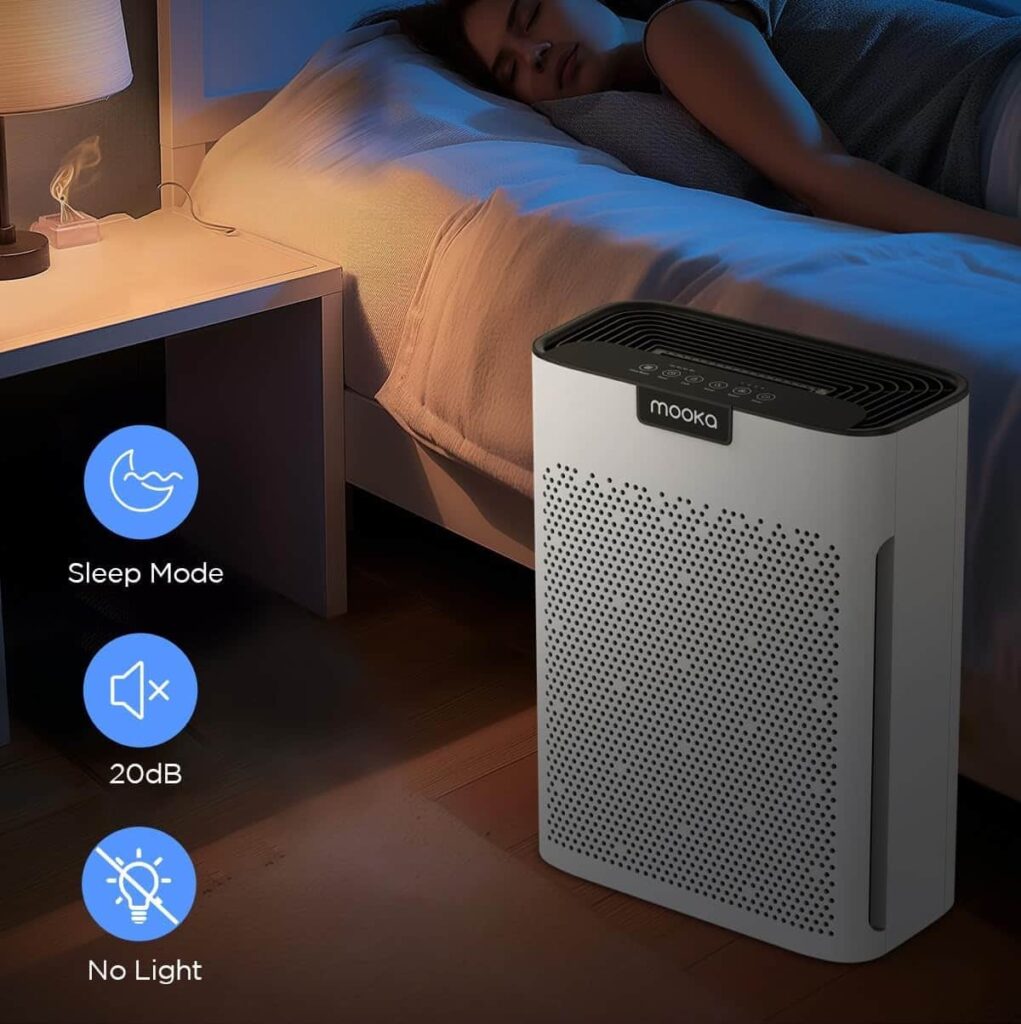 Mooka Air Purifier Kj190L low noise performance Mooka Air Purifier Kj190L low noise performance
