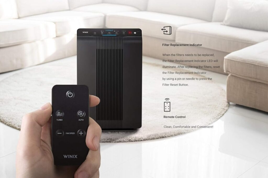 The Winix 5500-2 Air Purifier easy use The Winix 5500-2 Air Purifier easy use