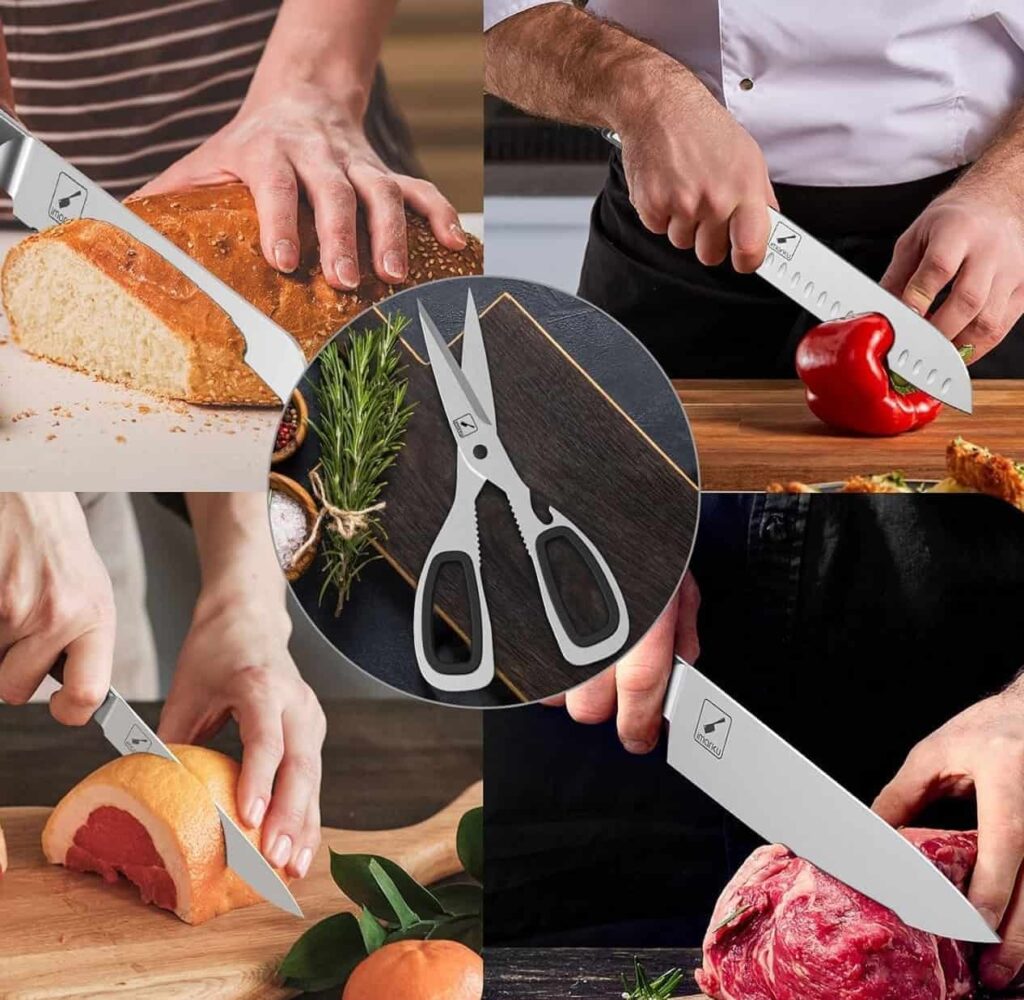 stainless steel Dishwasher Safe knife set for home cooking stainless steel Dishwasher Safe knife set for home cooking